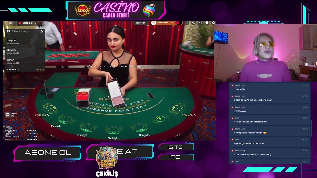 Leia mais sobre o artigo ️500 TL CEKILIS- Çağla ile rulet ve blackjack #CANLIYAYIN #SLOT #BLACKJACK #RULET #GATESOFOLYMPUS