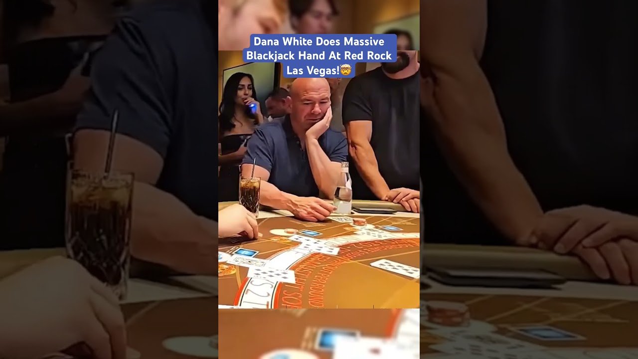 Leia mais sobre o artigo Dana White Does Massive Blackjack Hand At Red Rock Las Vegas! #danawhite #blackjack #casino #bigwin