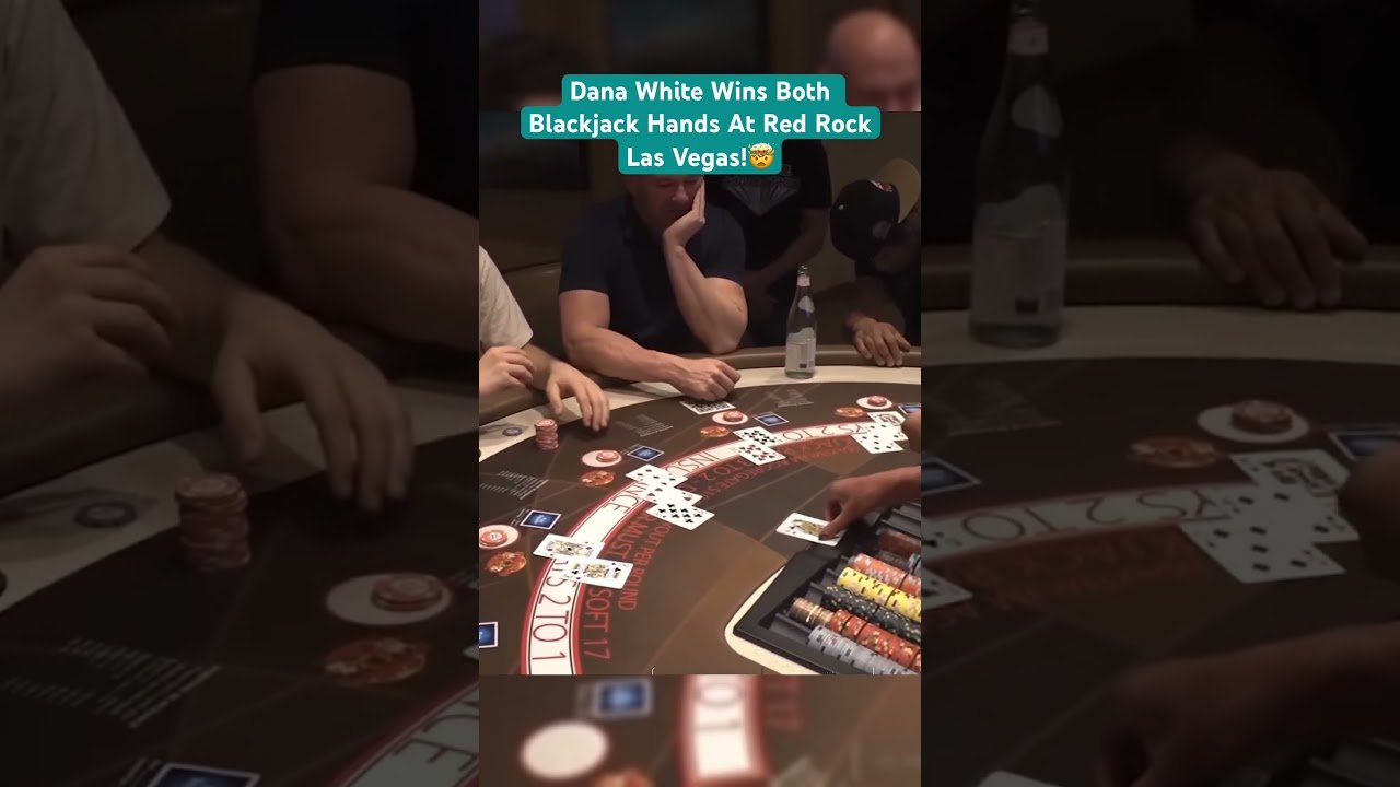 Leia mais sobre o artigo Dana White Wins Both Blackjack Hands At Red Rock Las Vegas! #danawhite #blackjack #casino #bigwin