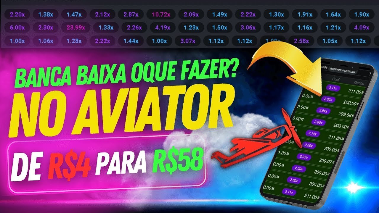 Leia mais sobre o artigo MELHOR ESTRATÉGIA PARA BANCA BAIXA NO AVIATOR DE R$4 PARA R$600