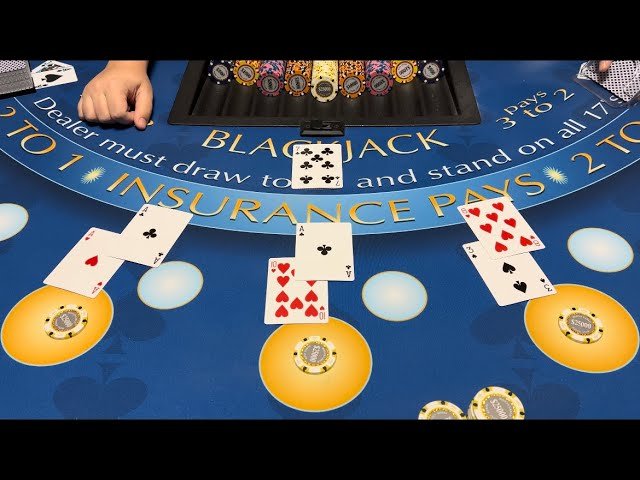 Leia mais sobre o artigo Blackjack | $500,000 Buy In | EPIC HIGH ROLLER SESSION WIN! DOUBLE, SPLIT, & BLACKJACK ON SAME HAND!