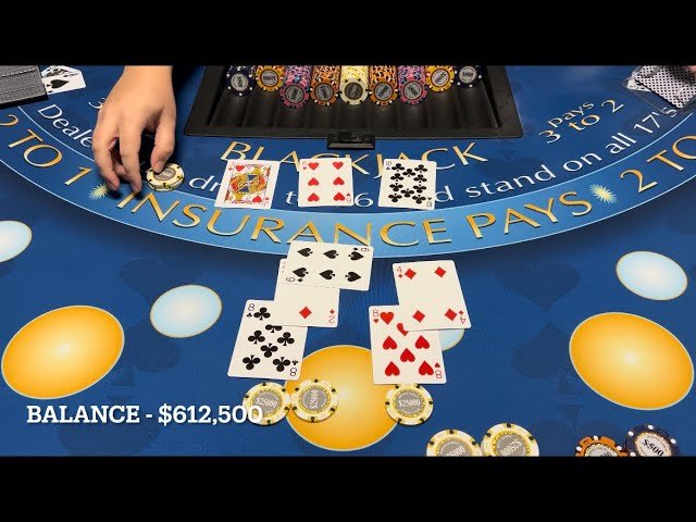 Leia mais sobre o artigo Blackjack | $550,000 Buy In | WINNING HUGE $150,000 HIGH ROLLER BETS AT THE RIGHT TIME!!!