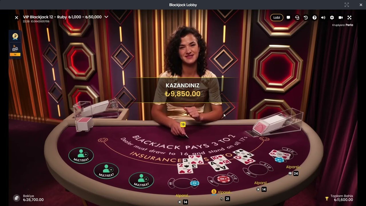 Você está visualizando atualmente BlackJack Günlükleri 💰 Casino Alparslan 💰 #blackjack