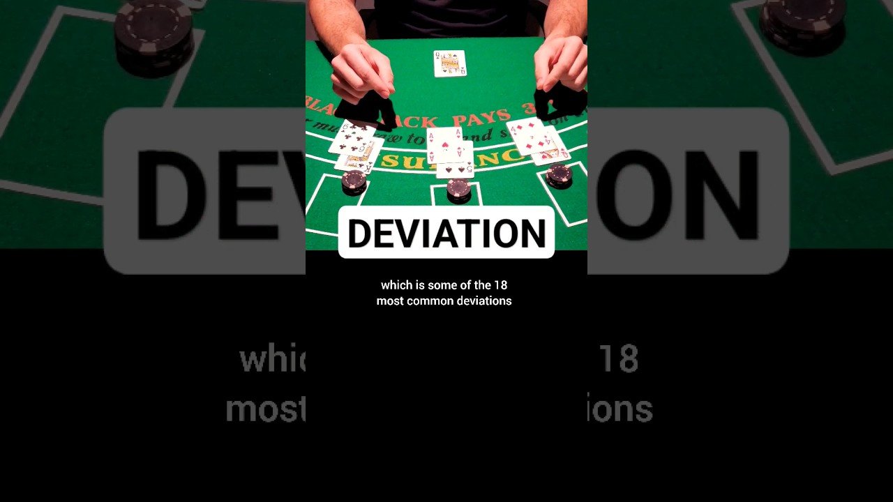 Leia mais sobre o artigo Do YOU Know Which is A DEVIATION? #blackjack #cardcounting