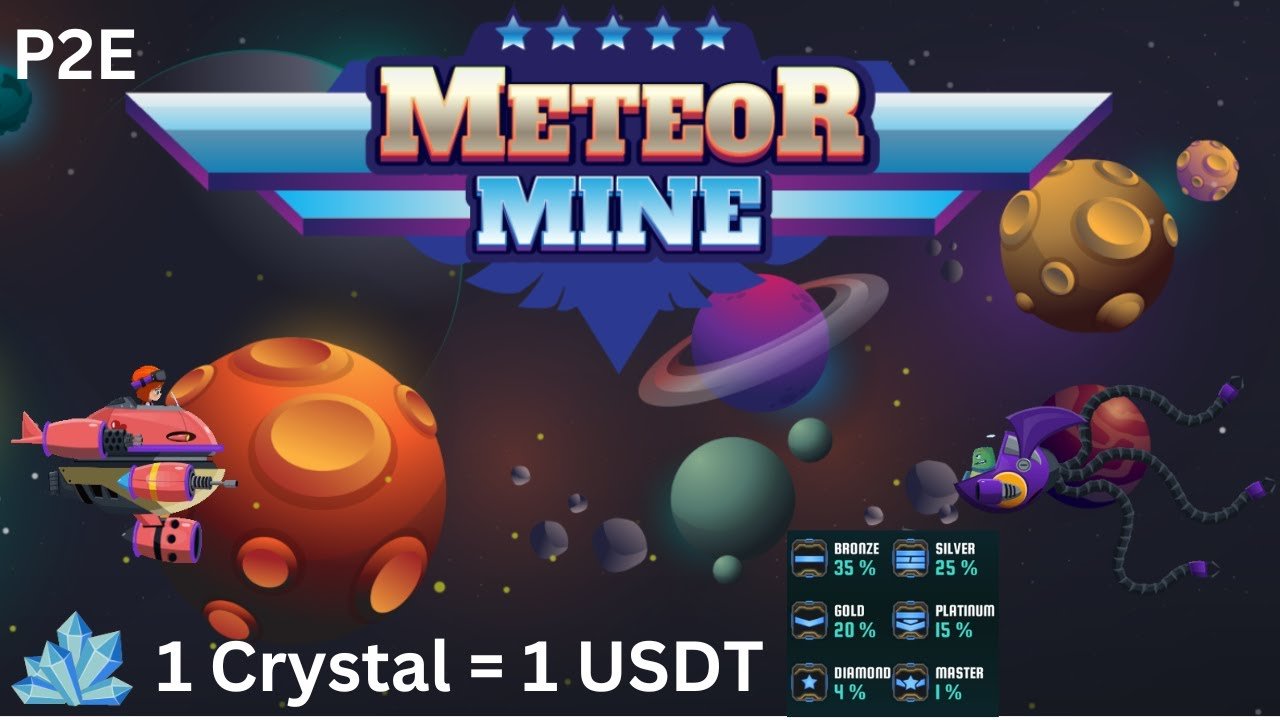 Leia mais sobre o artigo METEOR MINE – JOGO NFT PARECIDO COM BOMBCRYPTO E CRYPTOMINES P2E ROI 16 DIAS EM USDT