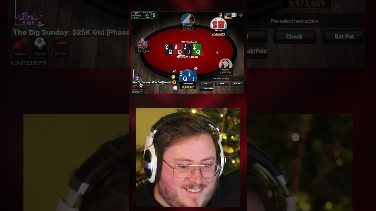 Você está visualizando atualmente Playing poker vs the chip leader #poker