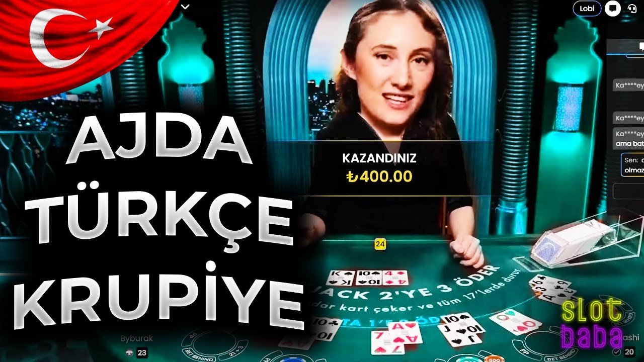 Leia mais sobre o artigo AJDA MAKARAYA VURDU TÜRKÇE KRUPİYE ! / Slot Baba #blackjack