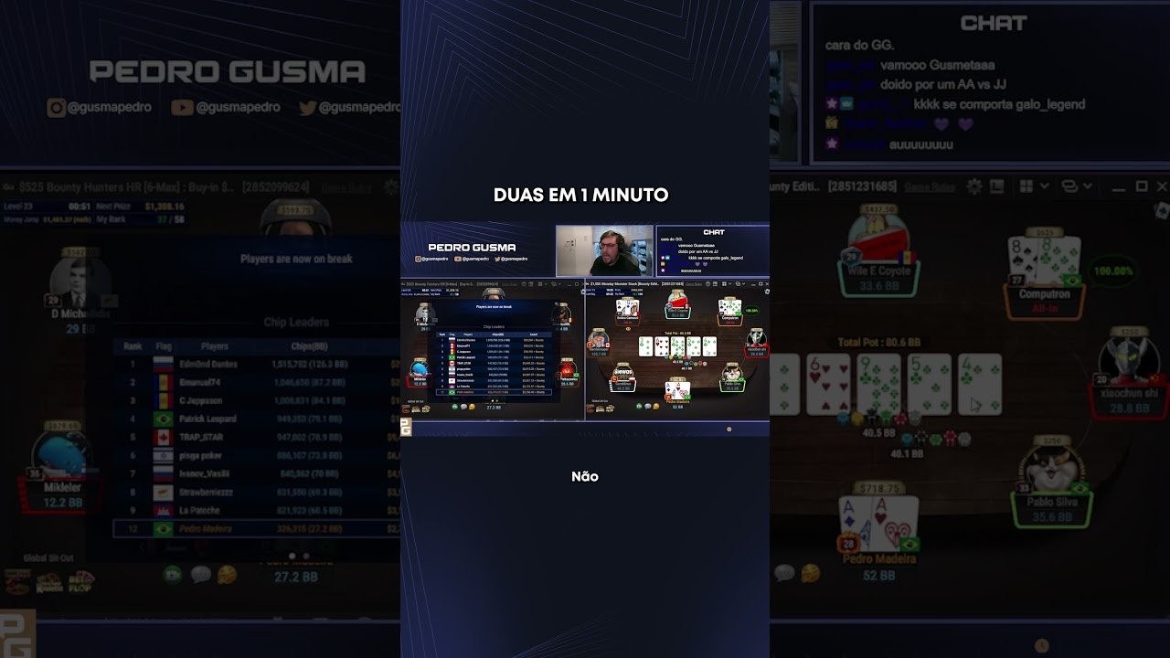 Leia mais sobre o artigo As vezes não acontece como esperado! #poker #poquer #badbeat