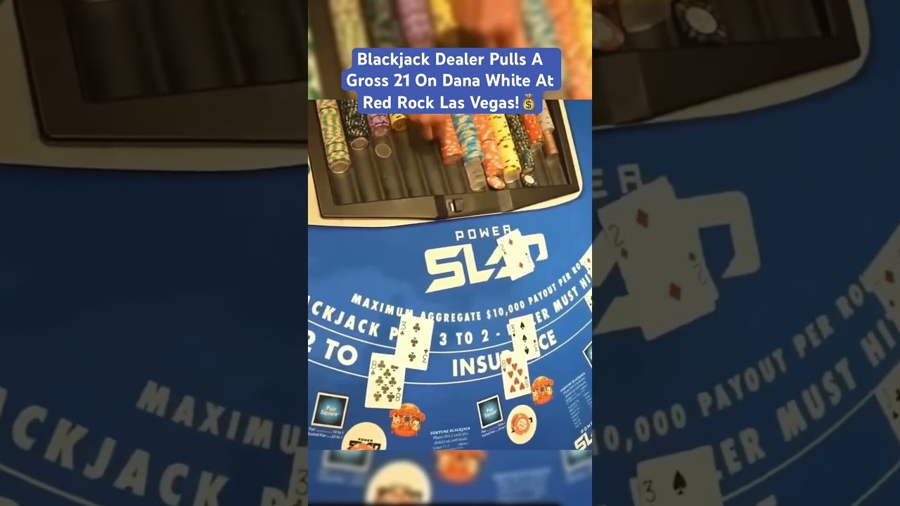Leia mais sobre o artigo Blackjack Dealer Pulls A Gross 21 On Dana White At Red Rock Las Vegas! #danawhite #blackjack #bigwin