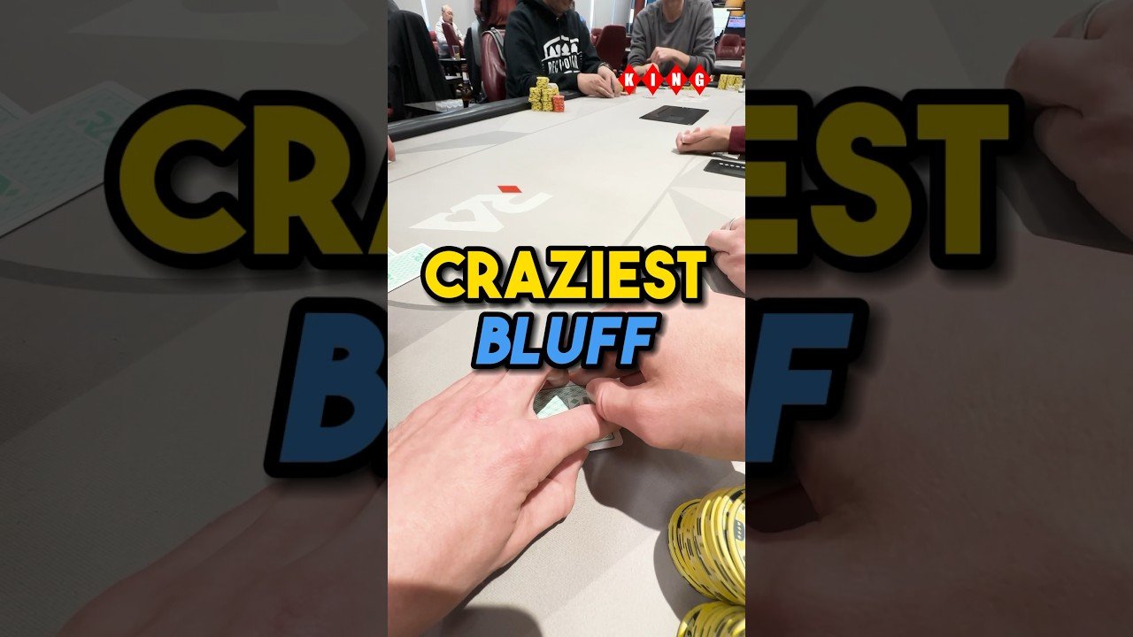 Leia mais sobre o artigo Craziest bluff I’ve ever attempted #poker #shorts