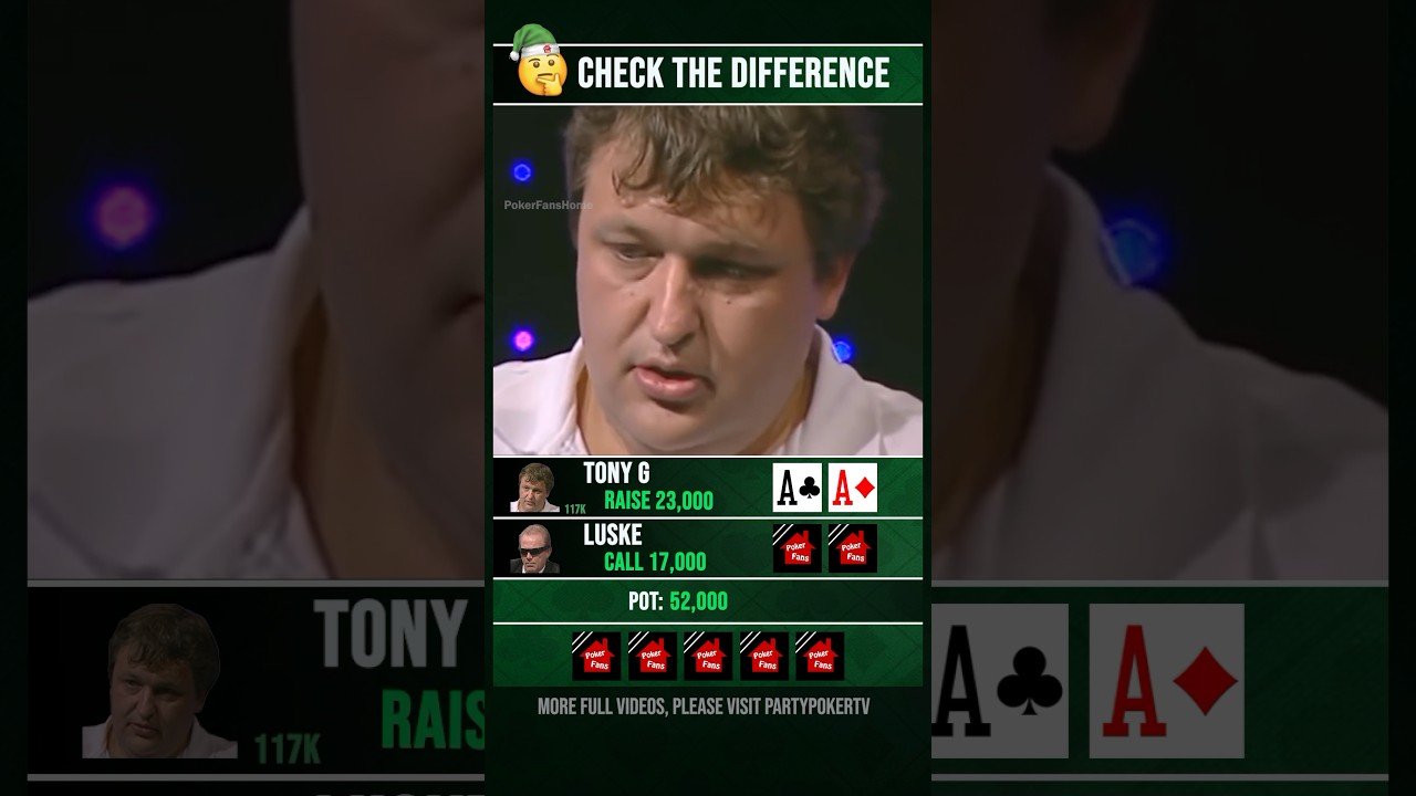 Você está visualizando atualmente Difference Tony G 05 #poker