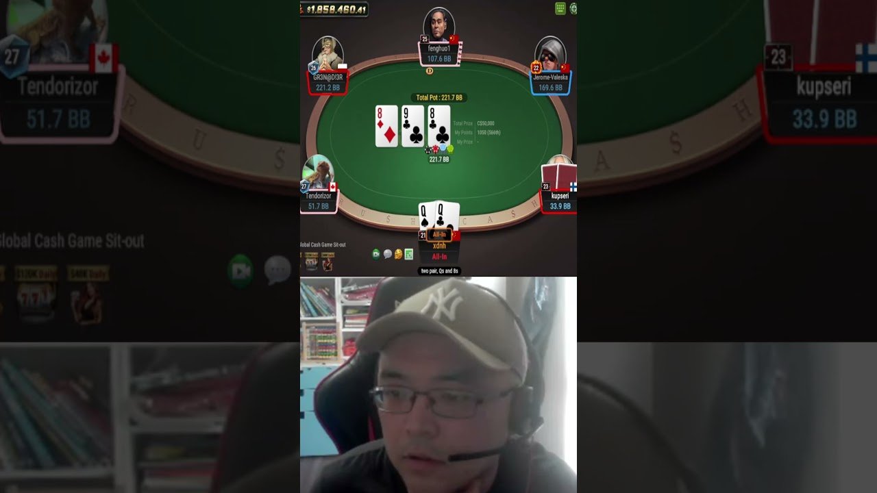 Você está visualizando atualmente #poker #德州扑克 #nl50  提心吊胆~