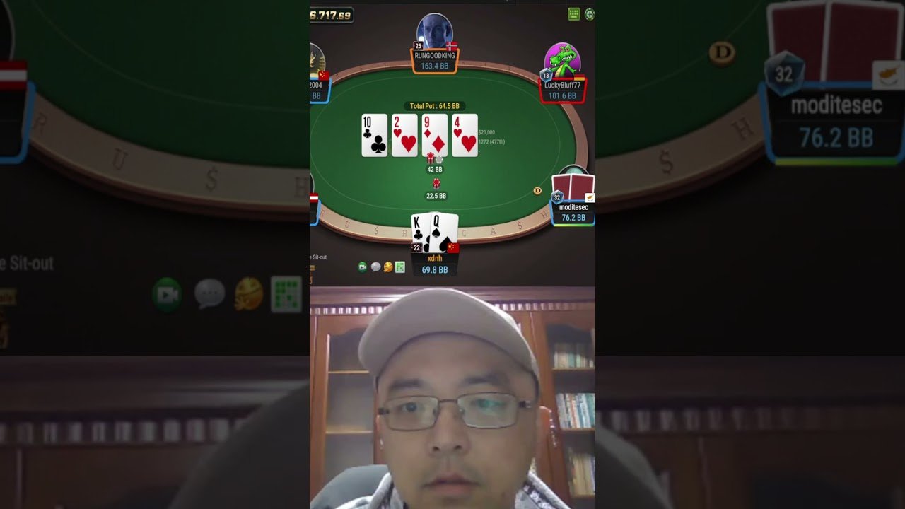 Leia mais sobre o artigo #poker #德州扑克 #nl50  一条道走到黑🧑🏿‍🦱🧑🏿‍🦱