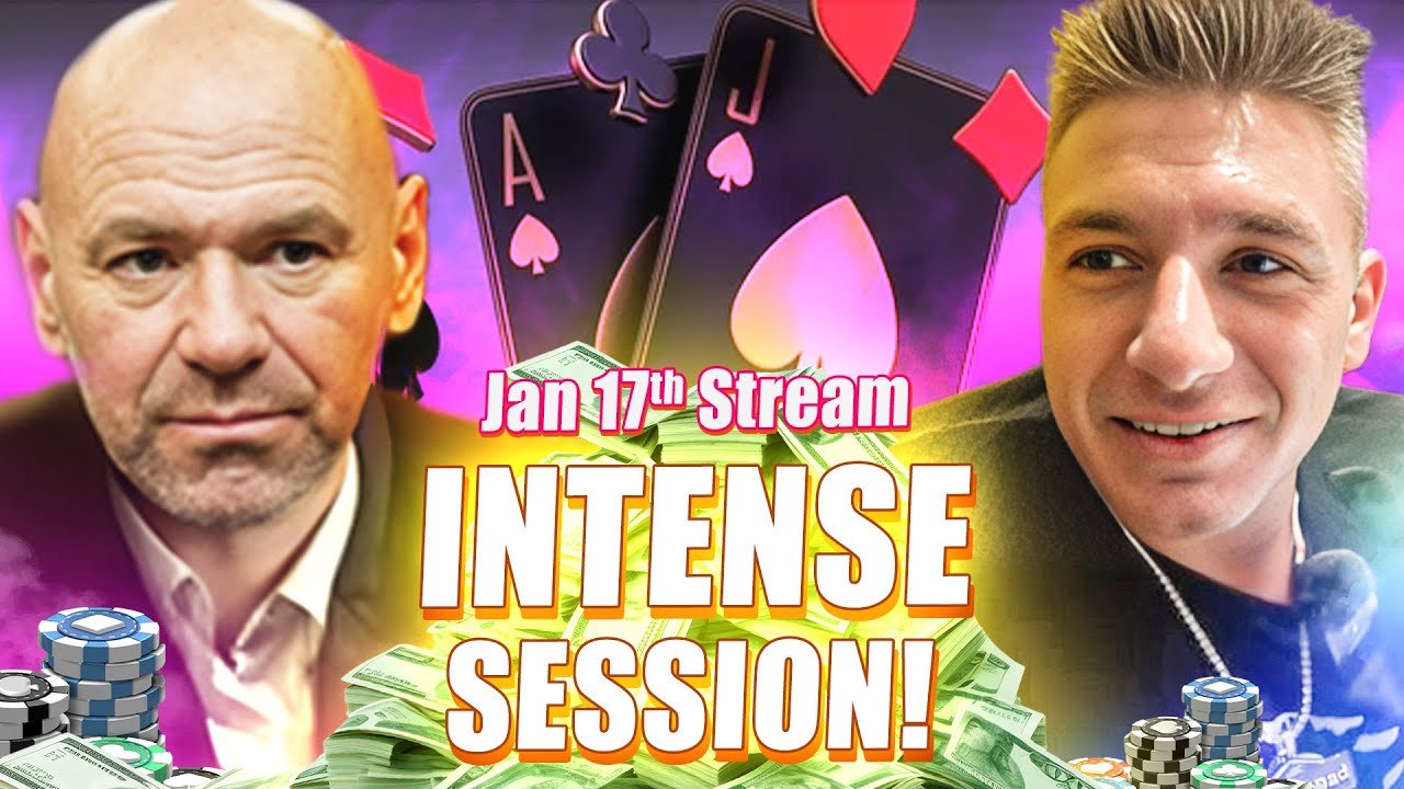 Leia mais sobre o artigo Stevewilldoit & Dana White WILD Chasing Session on Blackjack! PART 1 #blackjack #casino #vegas