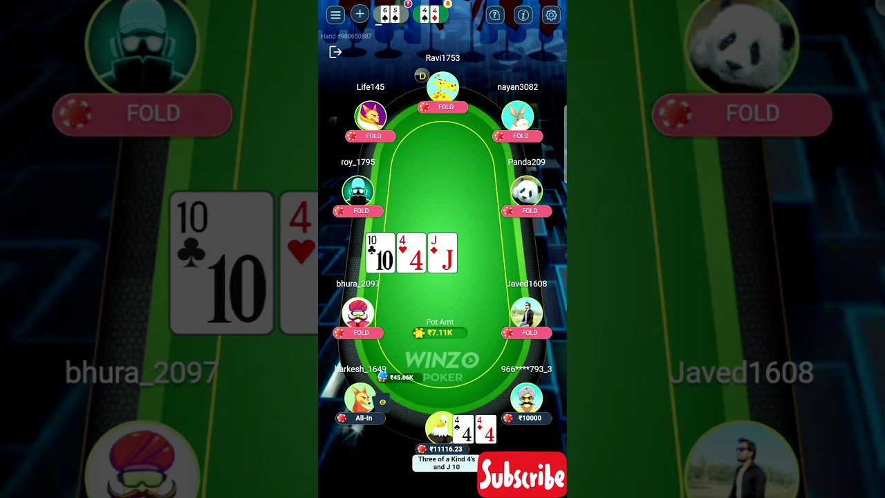 Você está visualizando atualmente WINZO POKER || मेरा तो भरोसा उठ गया है BHAI winzo से😱😱😱😱