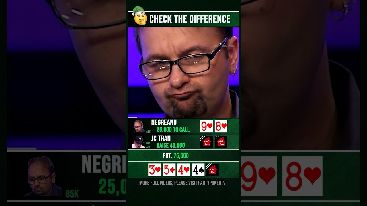 Leia mais sobre o artigo Difference Daniel Negreanu 46 #poker