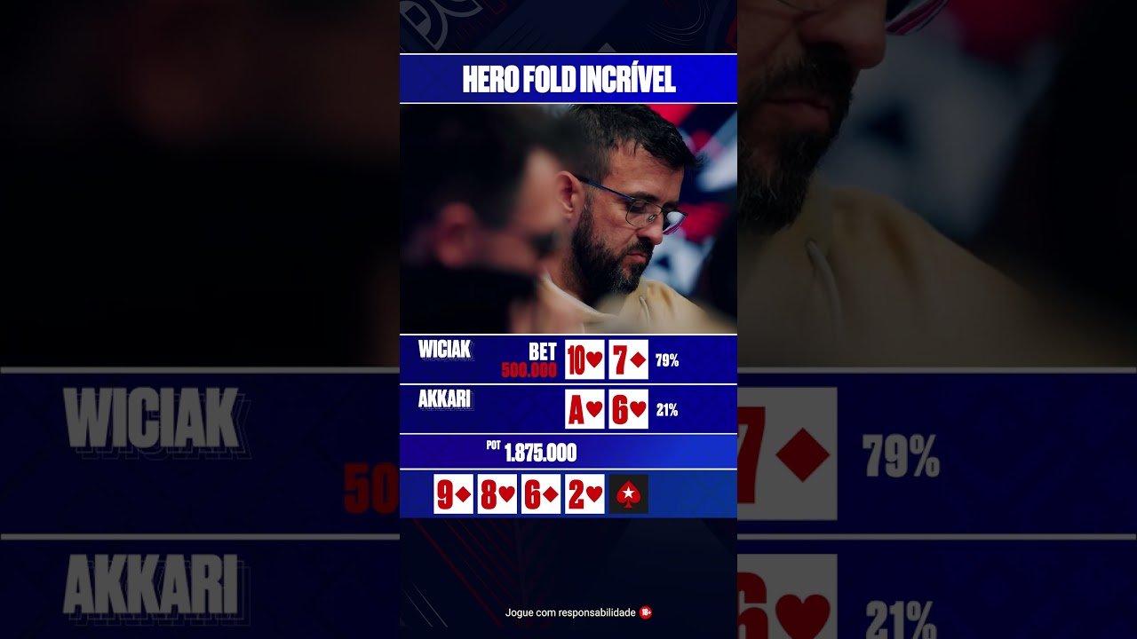 Leia mais sobre o artigo HERO FOLD INTENSO  #poker  #herofold