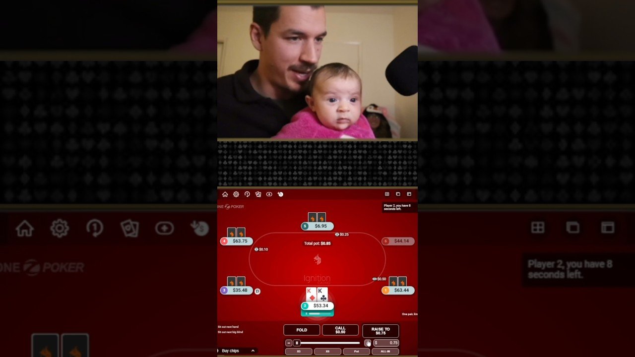 Leia mais sobre o artigo My DAUGHTER GETS SLOW ROLLED! #poker #onlinepoker