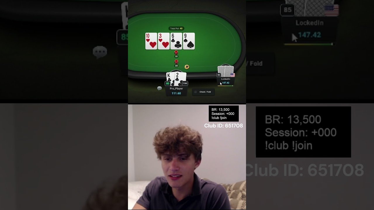 Leia mais sobre o artigo When your opponent snaps you off when you are bluffing #poker #clubgg  #bluffs