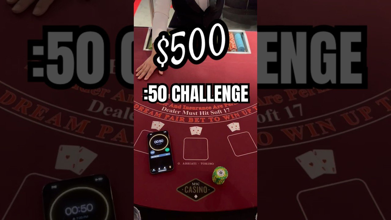 Leia mais sobre o artigo #wow #omg $500 #blackjack CHALLENGE #casino #gambling