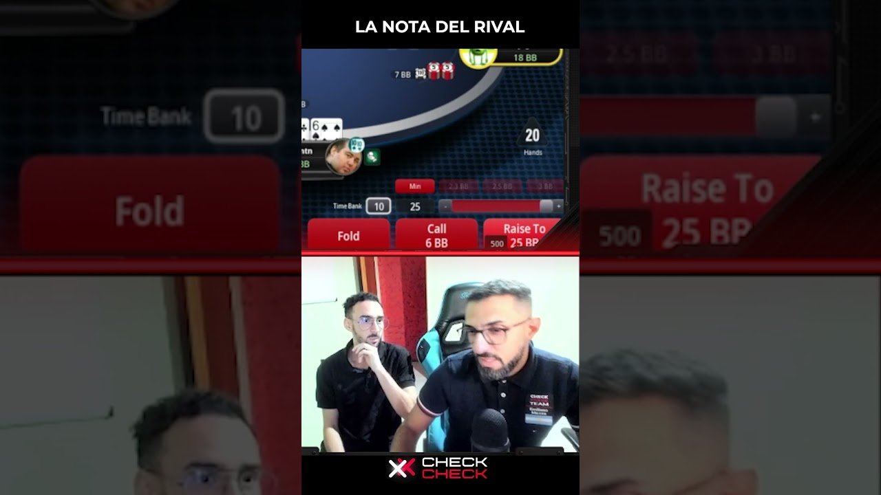 Você está visualizando atualmente ❌ La NOTA del RIVAL ❌#poker #pokerstars #pokerplayer #pokeronline