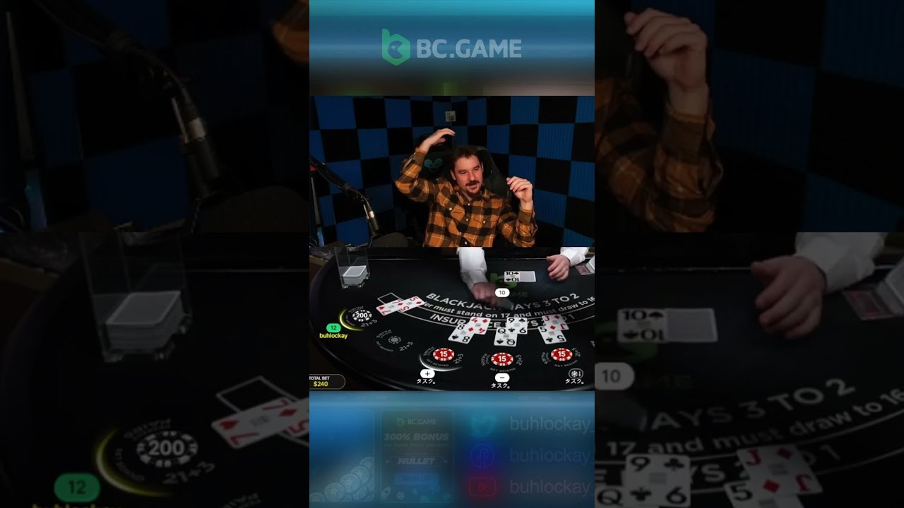 Você está visualizando atualmente $200 BLACKJACK AND THE DEALER GAVE US THIS..#clips #blackjack #casino #bcgame