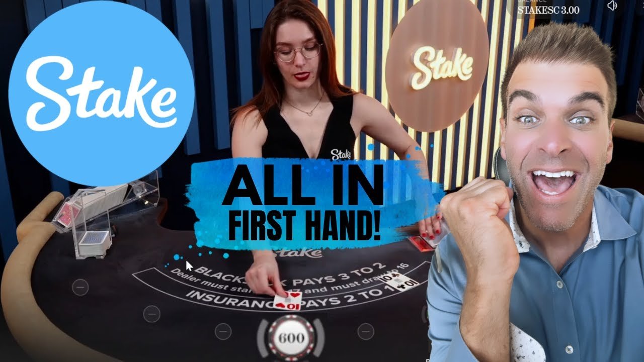 Você está visualizando atualmente ALL IN FIRST HAND! $600 !! #blackjack #stake