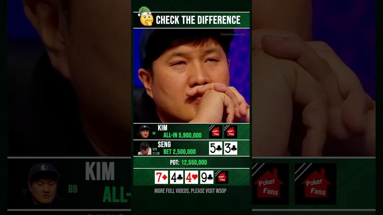 Você está visualizando atualmente Check the difference 53 #poker