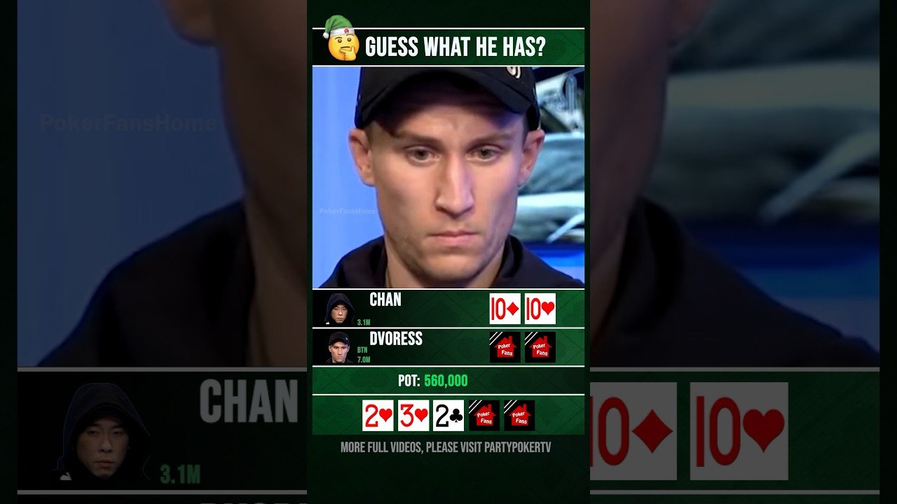 Você está visualizando atualmente Guess what hand Dvoress has? #poker