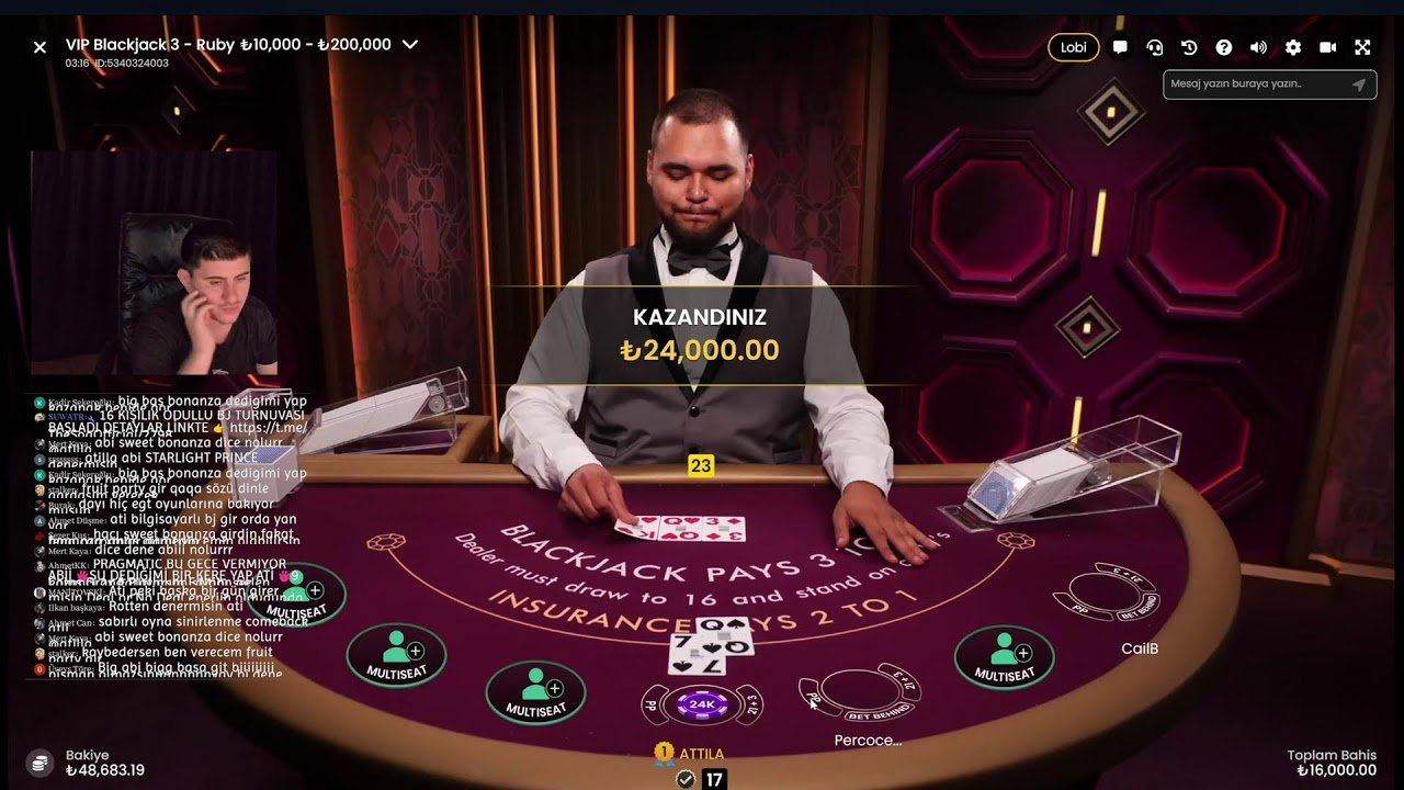 Você está visualizando atualmente ATTILA CANLI YAYIN #casinoonline #casino #blackjack #poker