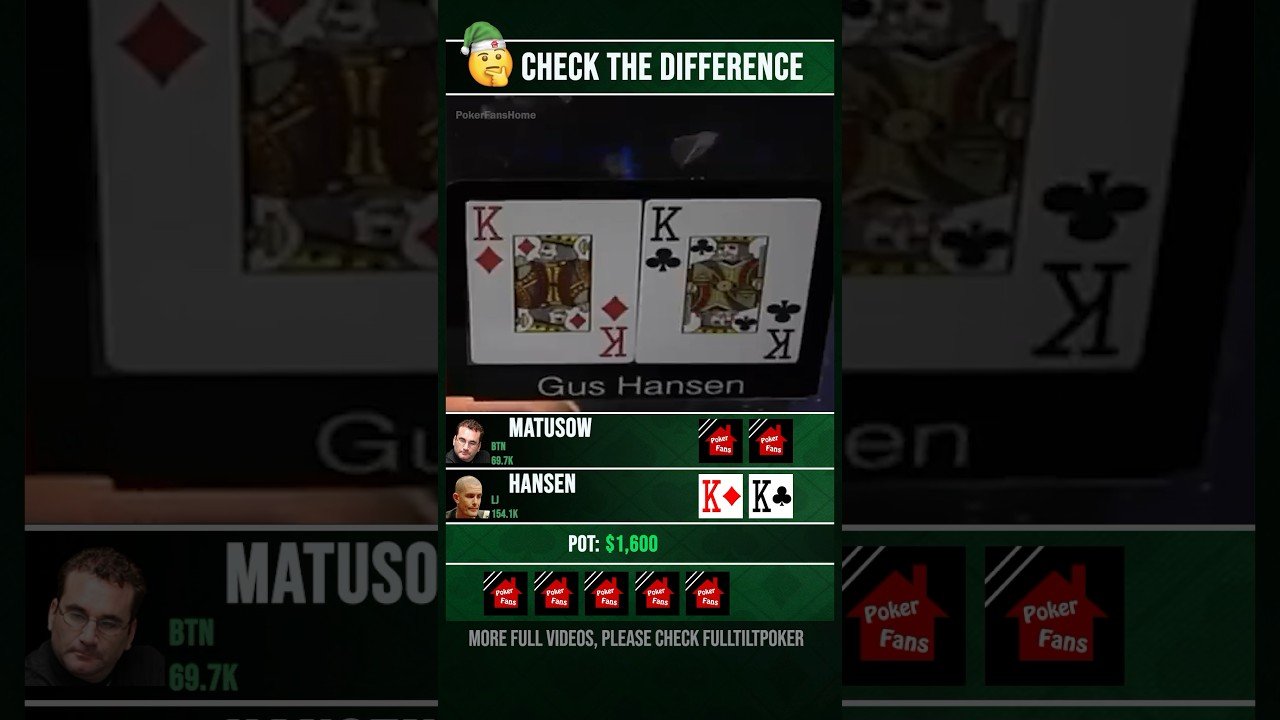 Você está visualizando atualmente Difference Gus Hansen KK #poker