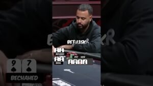 Leia mais sobre o artigo the NASTIEST BAD BEAT in poker history…? #shorts #poker