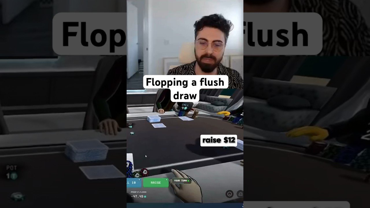 Você está visualizando atualmente Flopping a flush draw #shorts #poker #pokeronline