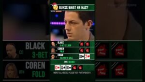 Leia mais sobre o artigo Guess what hand Black has? #poker