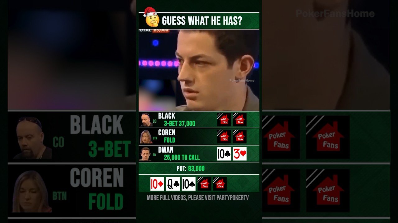 Você está visualizando atualmente Guess what hand Black has? #poker