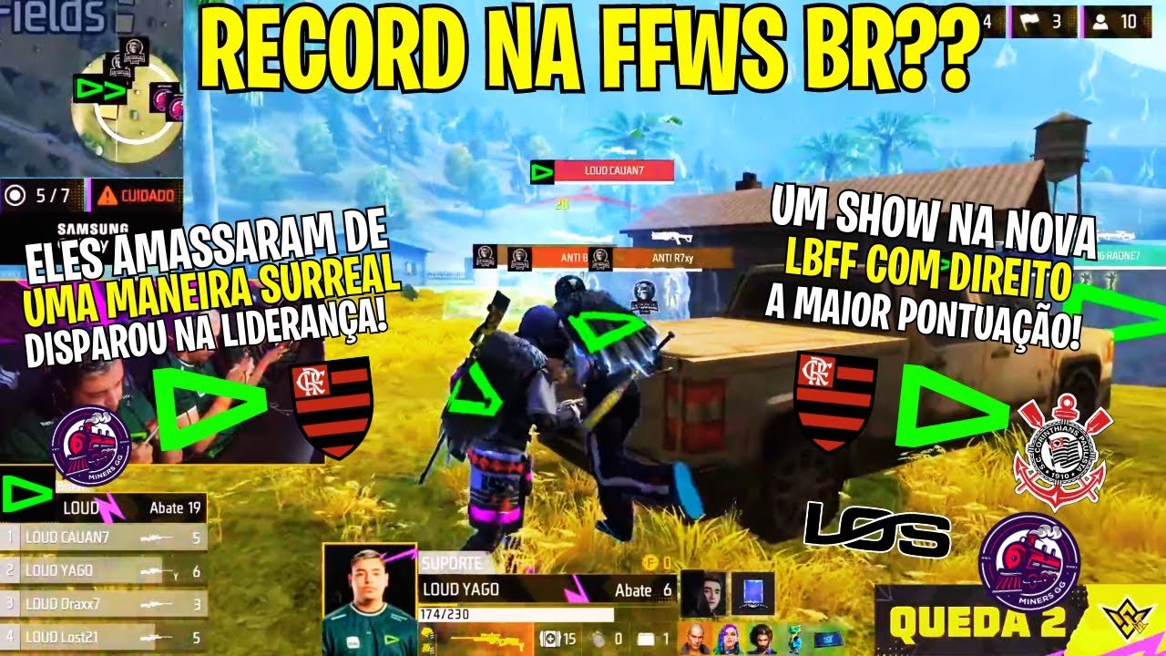 Você está visualizando atualmente RECORDDDD! BOOYAH COM 32 PONTOS NA FFWS! SHOW DA LOUD! FLAMENGO. MINERS LOS GRANDES! NOVA LBFF!