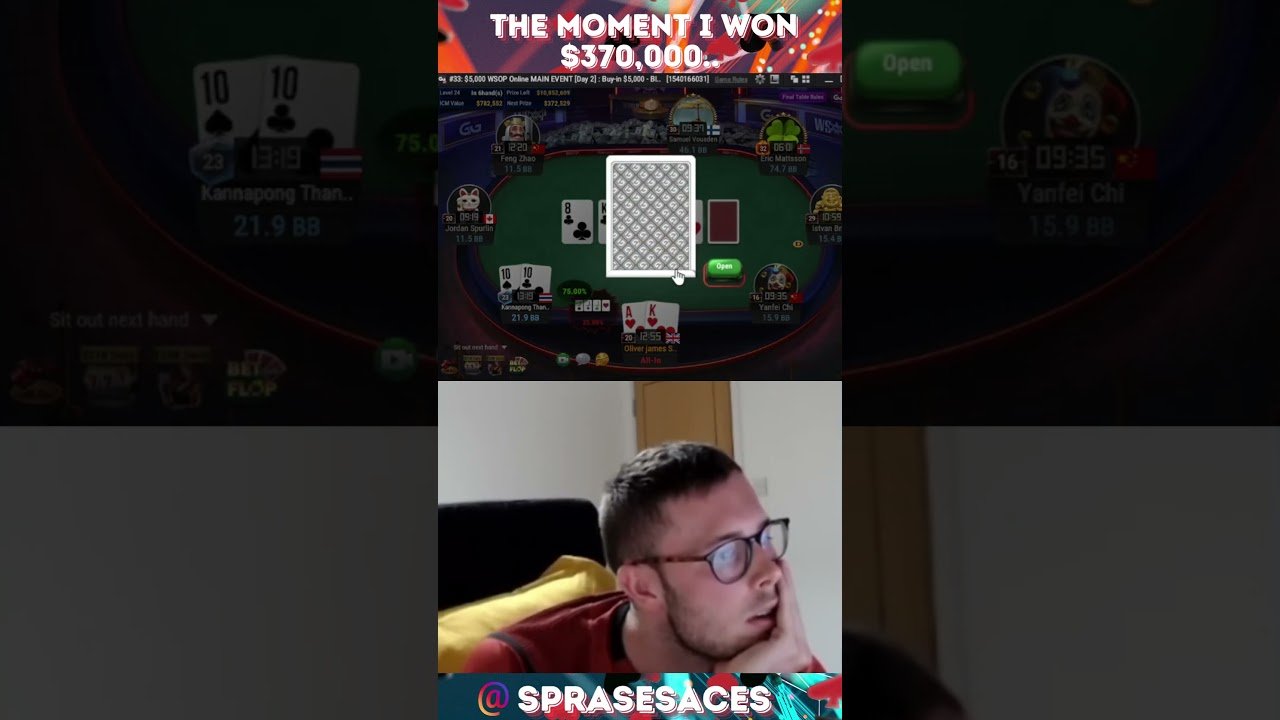 Você está visualizando atualmente All in at the WSOP online MAIN EVENT Final Table    #poker #onlinepoker #worldseriesofpoker