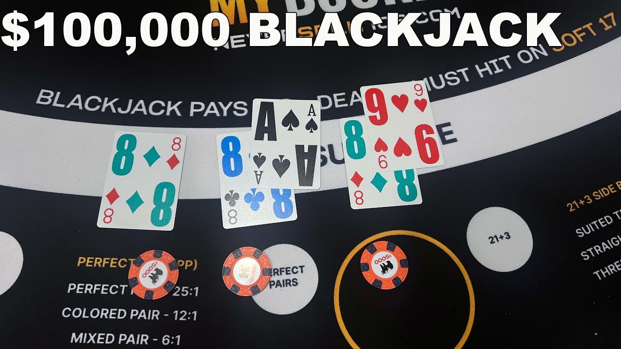 Você está visualizando atualmente $100,000 Blackjack High Roller Insanity E-303 NeverSplit10s