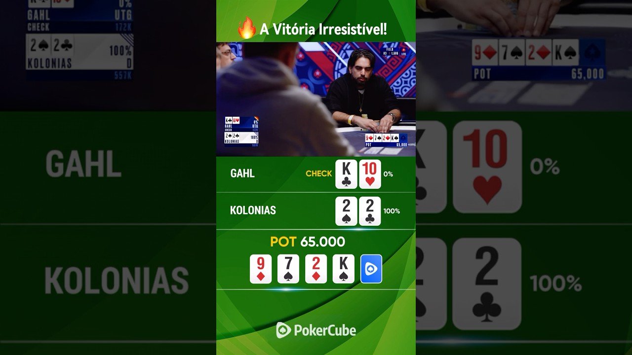 Você está visualizando atualmente A vitória irresistível! #pokerbrasil #poker #poquer #casino #pokertime #jogodecartas