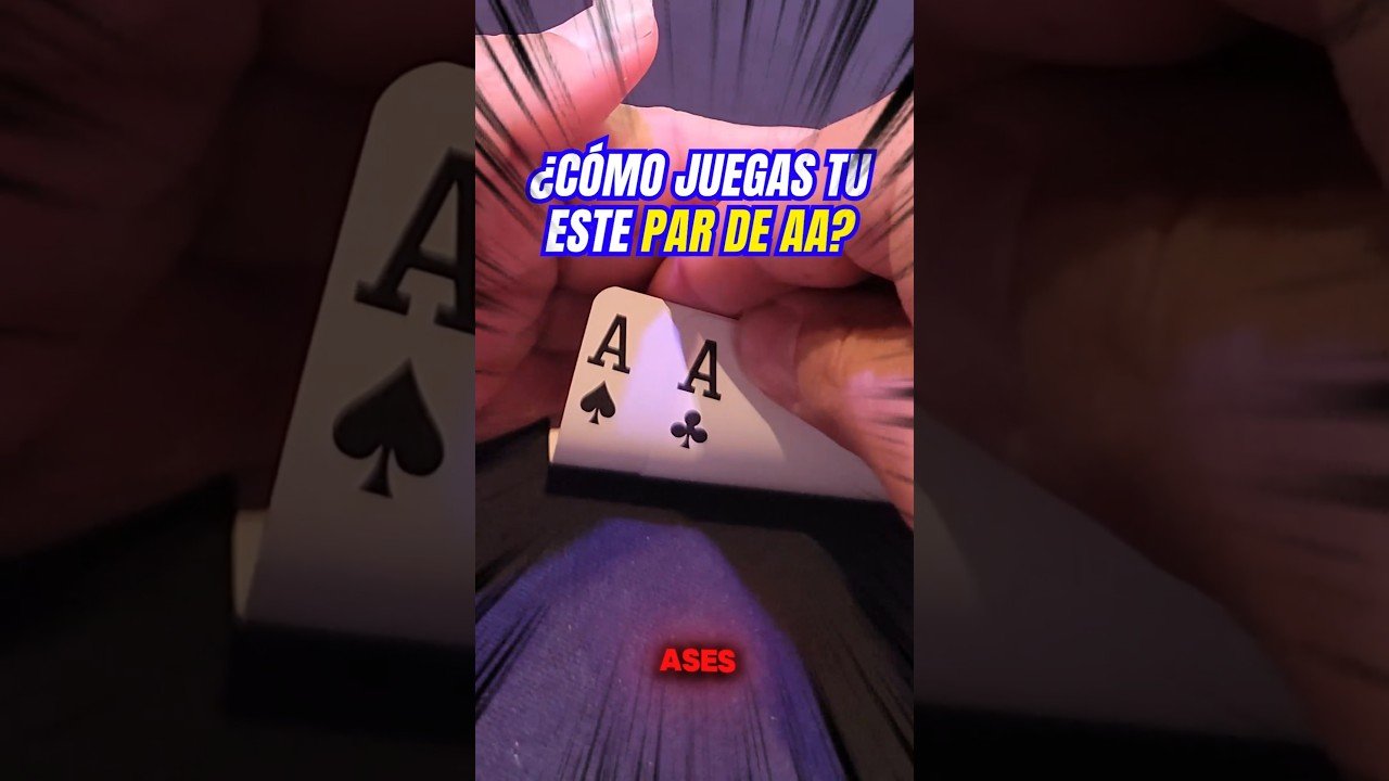 Você está visualizando atualmente Analiza esta mano de poker, Como juegas tu este Par de Ases? #poker #vegas