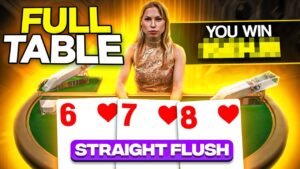 Leia mais sobre o artigo BETTING EVERY SEAT ON PRIVATE TABLE BLACKJACK! (STRAIGHT FLUSH)