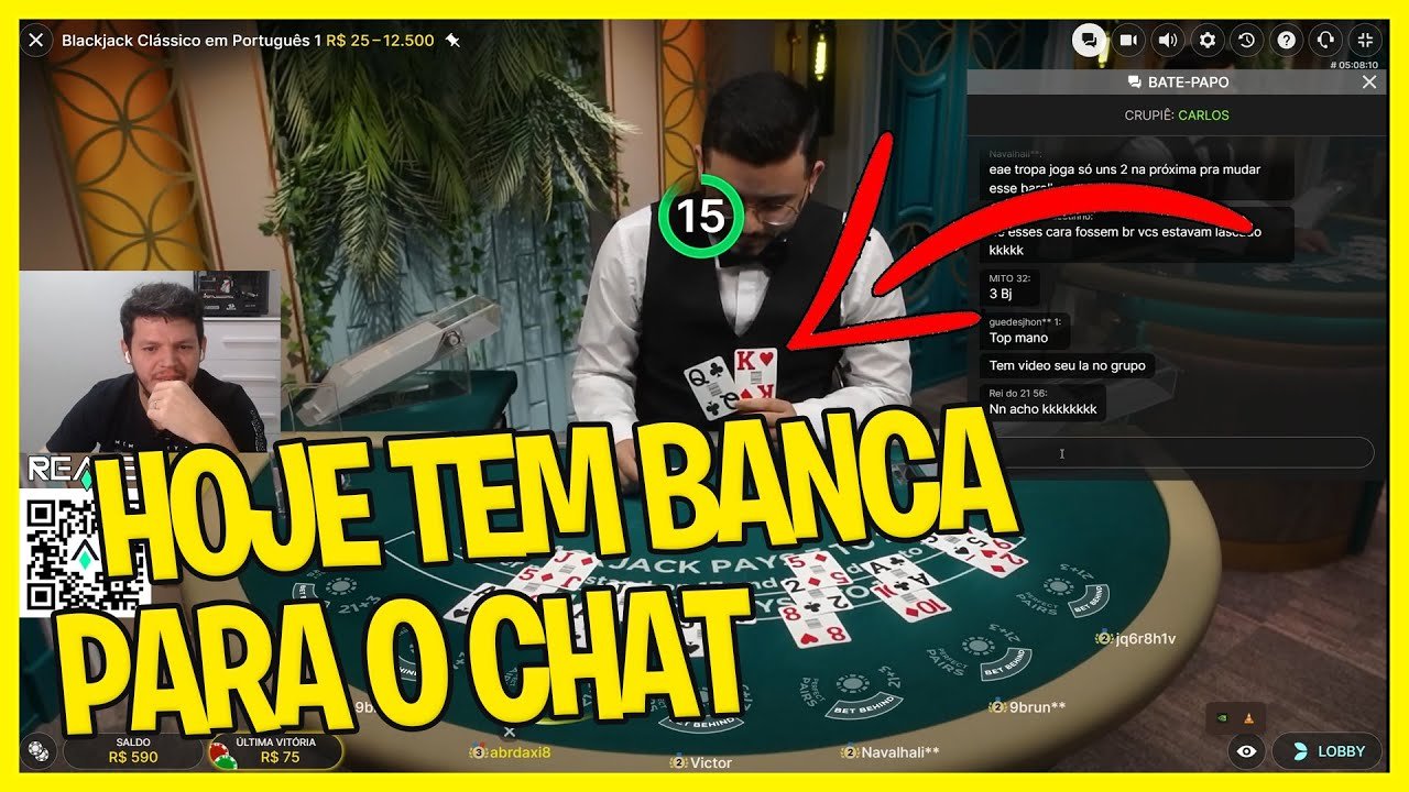 Você está visualizando atualmente FORRANDO COM O CHAT, SLOT E  BLACKJACK  -VEM GANHAR SUA BANCA