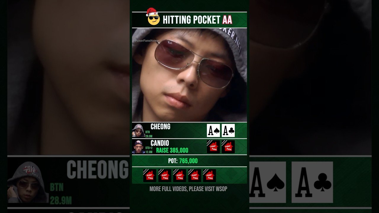 Você está visualizando atualmente Hitting pocket Aces #poker