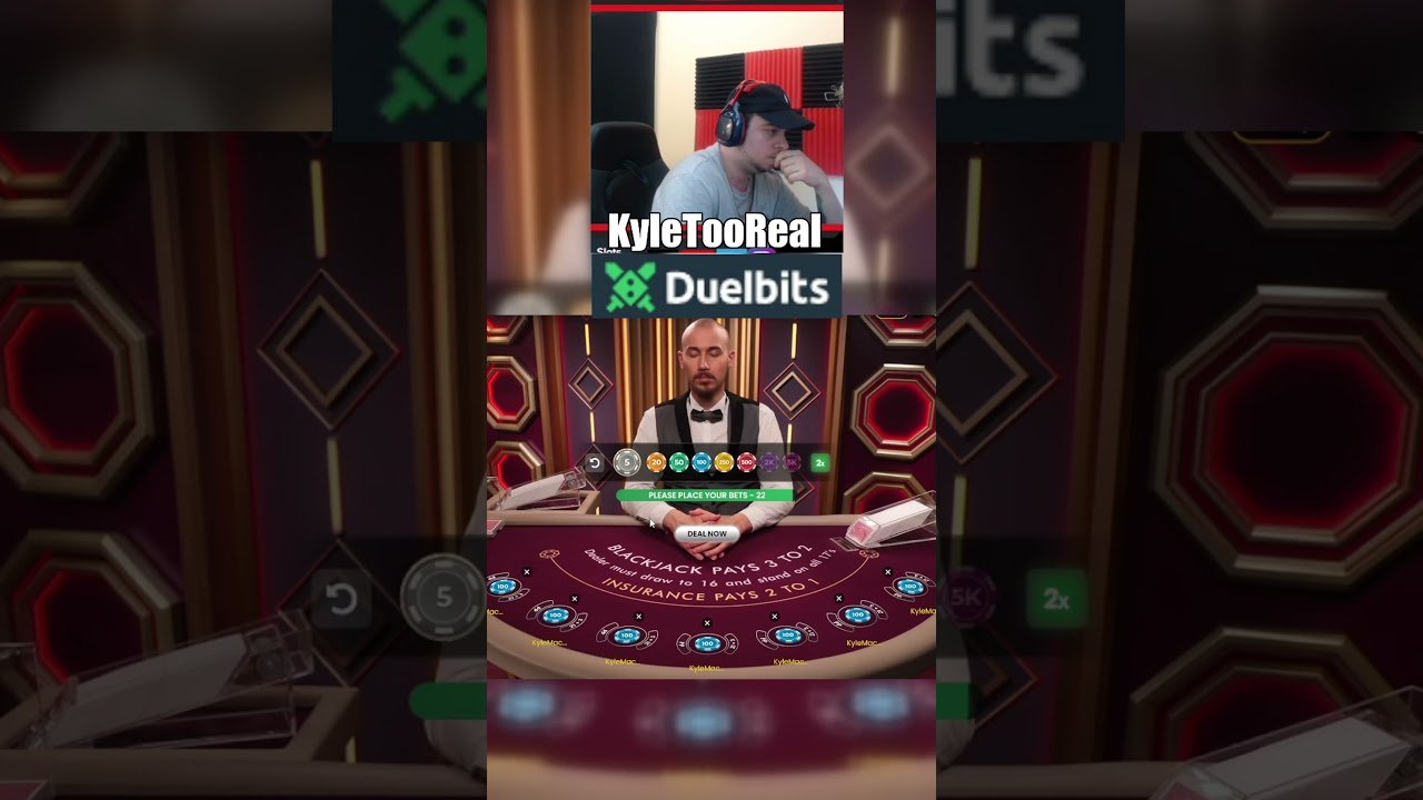 Você está visualizando atualmente KyleTooReal locks in 7 hands and dealer is ASLEEP!!! #duelbits #blackjack #gambling #casino