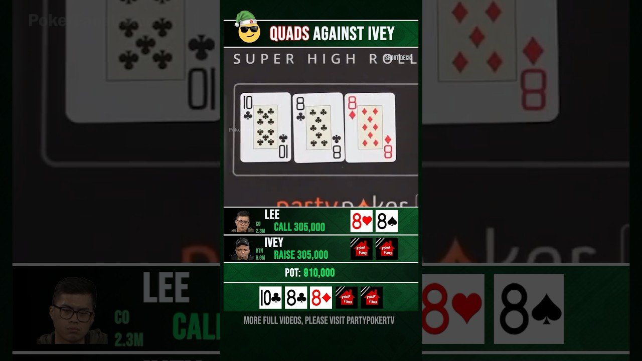 Você está visualizando atualmente Quads against Phil Ivey  #poker